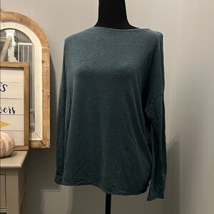 MPG Heathered Blue Long Sleeve Shirt Stitch Fix